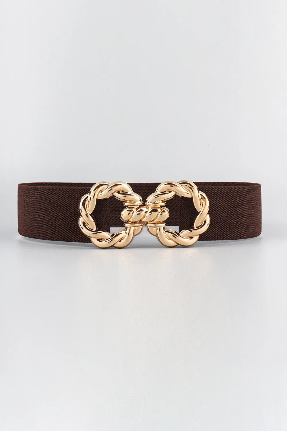 Zinc Alloy Buckle Elastic Belt